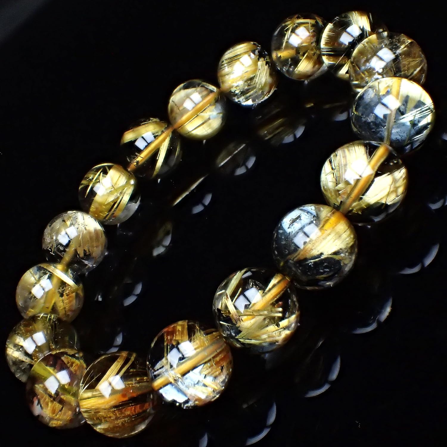 龍の棲む財運を象徴する究極守護石龍神龍宮庭園水晶約12.9±0.9ミリ